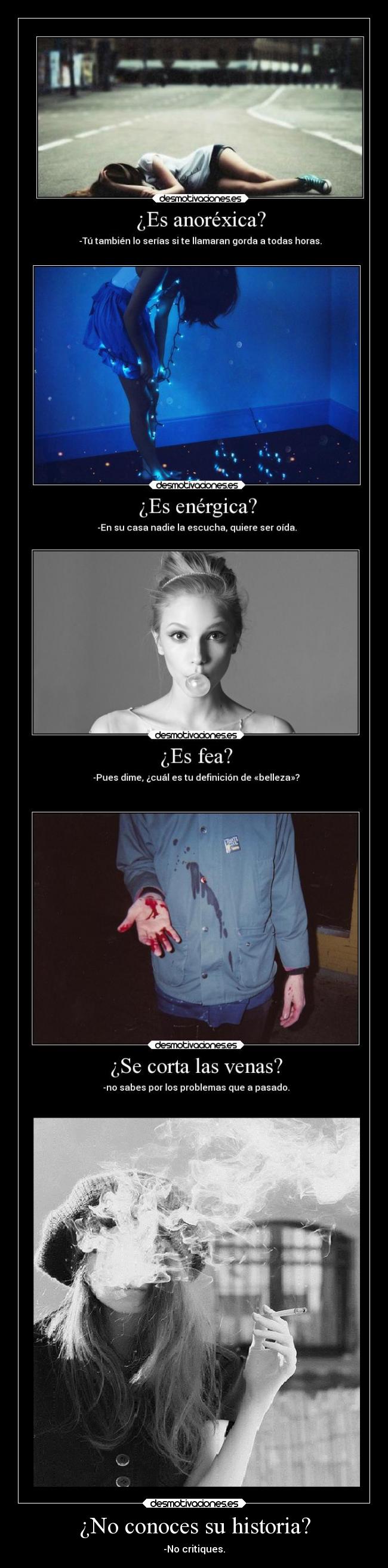 ¿No conoces su historia? -