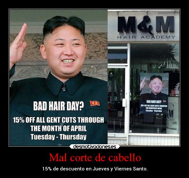 Mal corte de cabello -