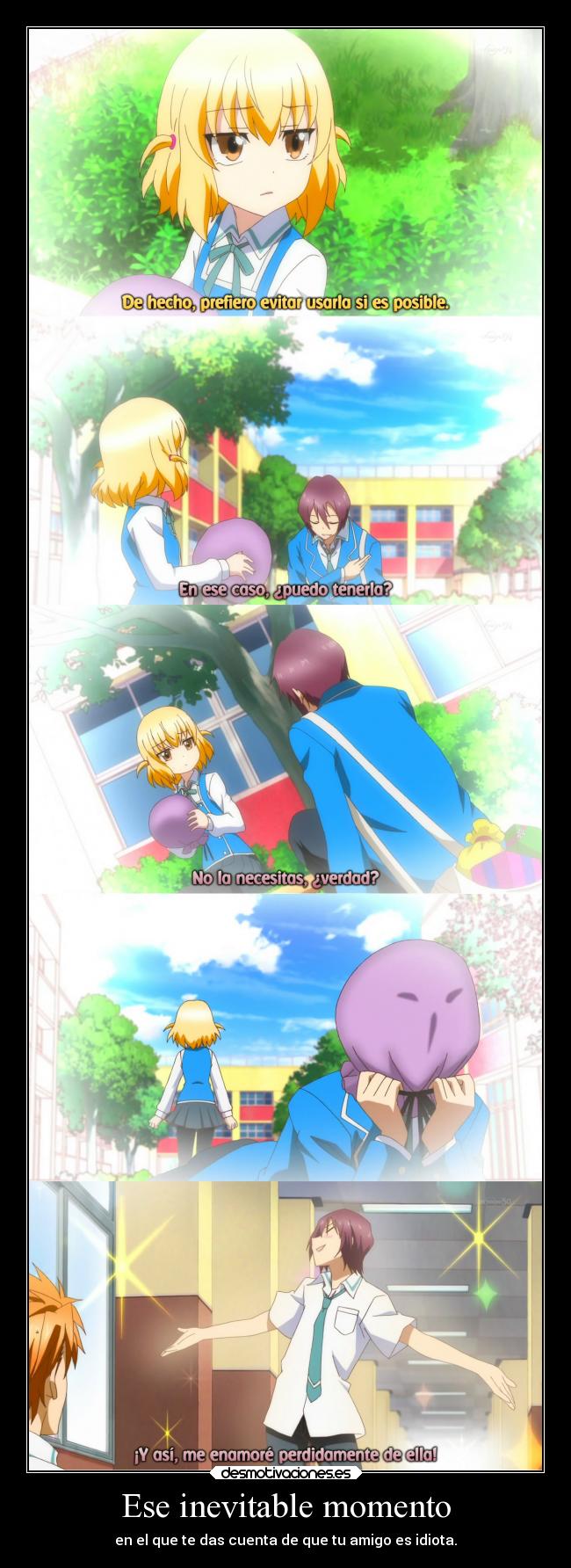 Ese inevitable momento - en el que te das cuenta de que tu amigo es idiota.