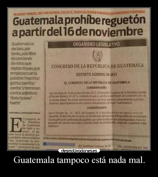 Guatemala tampoco está nada mal. - 