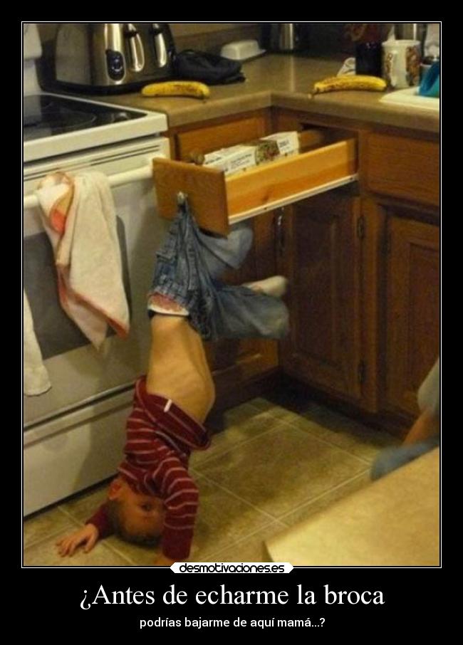 carteles humor cajon colgando nino bronca desmotivaciones