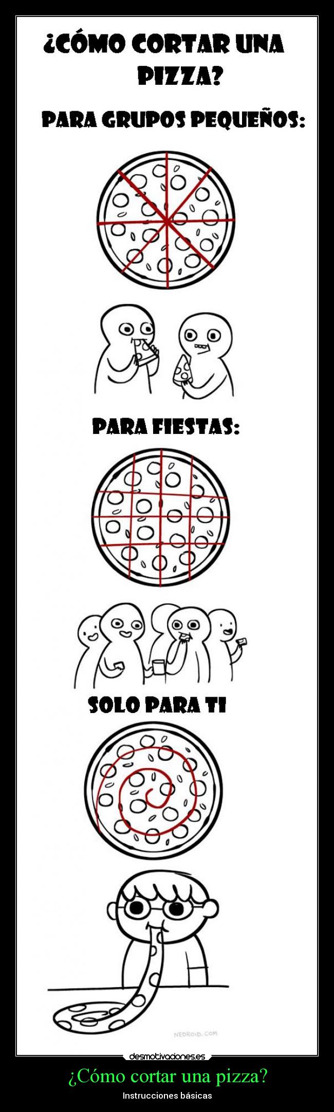 carteles humor comida pizza desmotivaciones