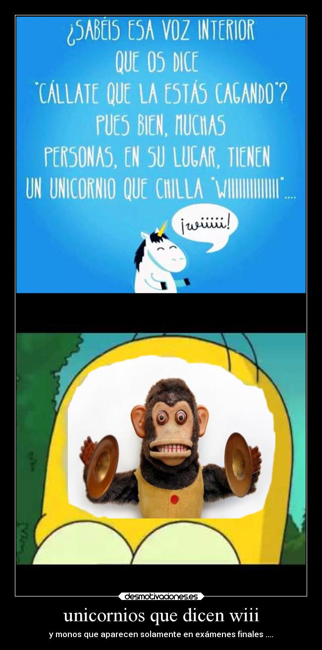 unicornios que dicen wiii -