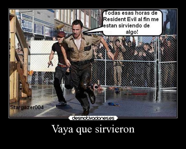 carteles humor graciosas risa twk the walking dead thewalkingdead resident evil residentevil zombies desmotivaciones
