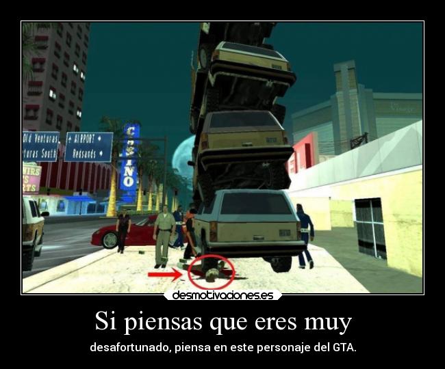 Si piensas que eres muy - desafortunado, piensa en este personaje del GTA.