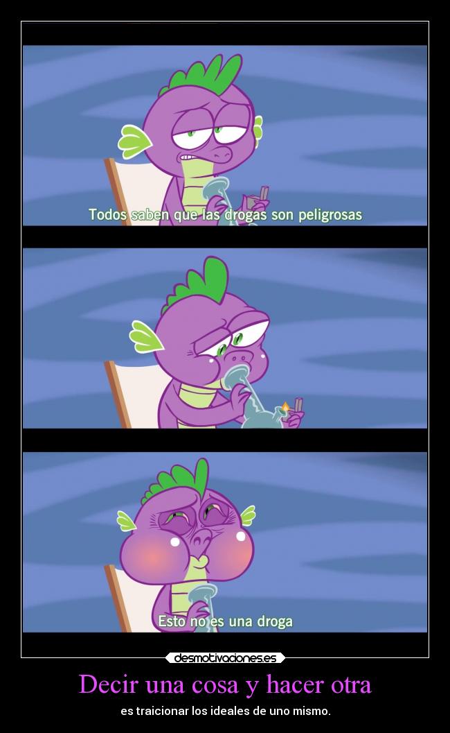 carteles humor spike las drogas desmotivaciones