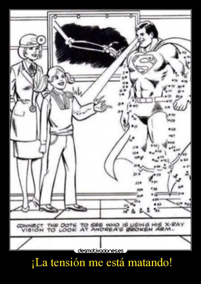 ¡La tensión me está matando! -
