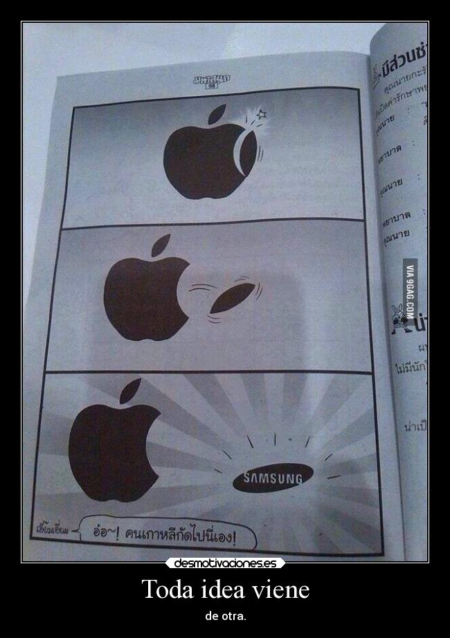 carteles ideas samsung apple idea lolsomething desmotivaciones