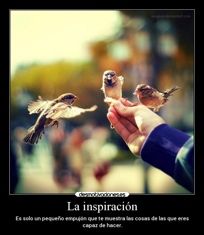 La inspiración -