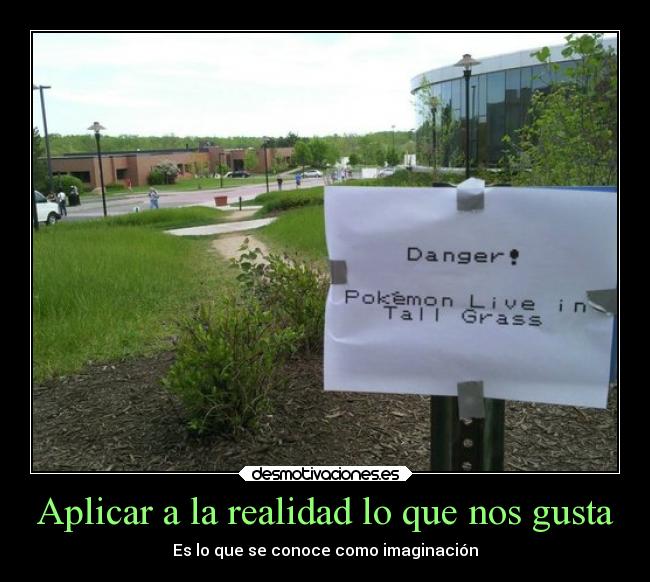 Aplicar a la realidad lo que nos gusta - Es lo que se conoce como imaginación