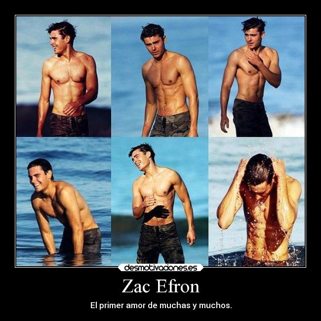 carteles infancia amor zac efron primer bonbon desmotivaciones