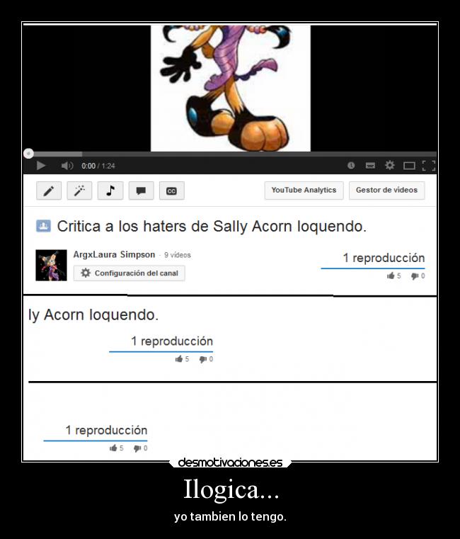 Ilogica... - yo tambien lo tengo.