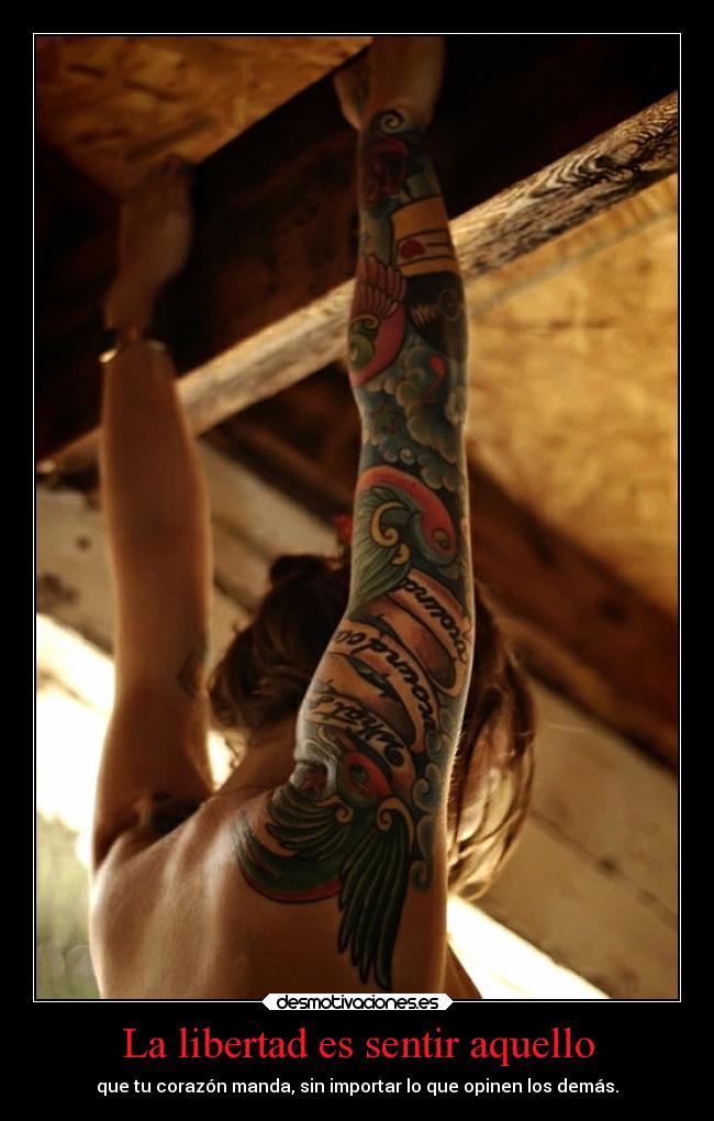 carteles libertad corazon libertad desmotivaciones