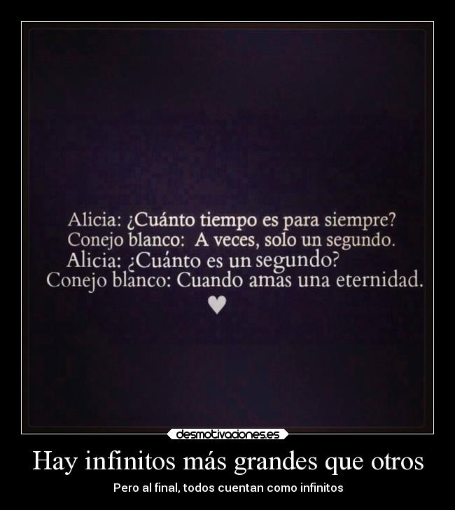 Hay infinitos más grandes que otros - Pero al final, todos cuentan como infinitos