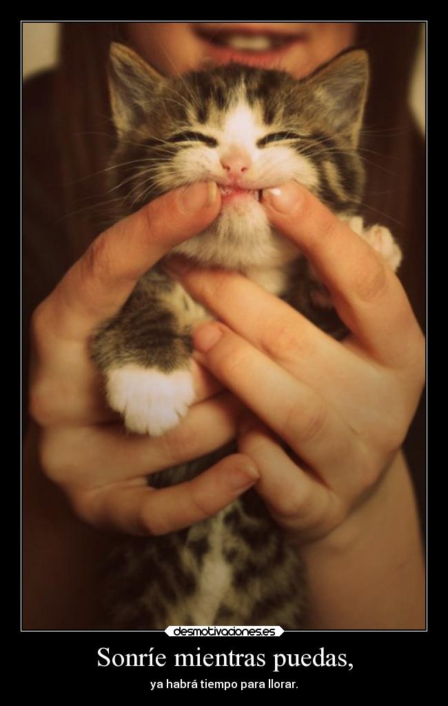 Sonríe mientras puedas, - 