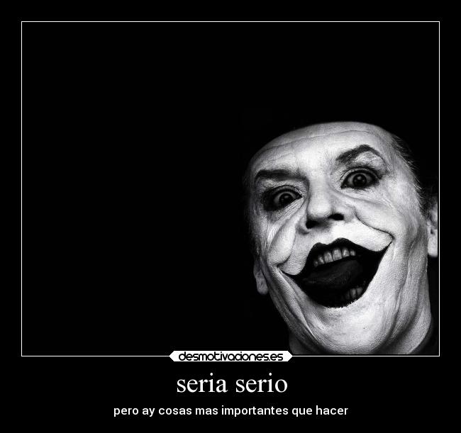 seria serio -