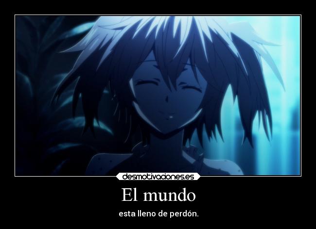 carteles mundo anime akuma riddle haru ichinose desmotivaciones