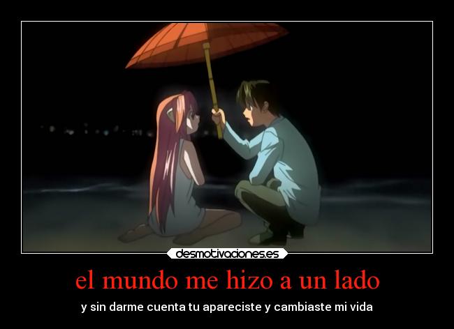 el mundo me hizo a un lado -