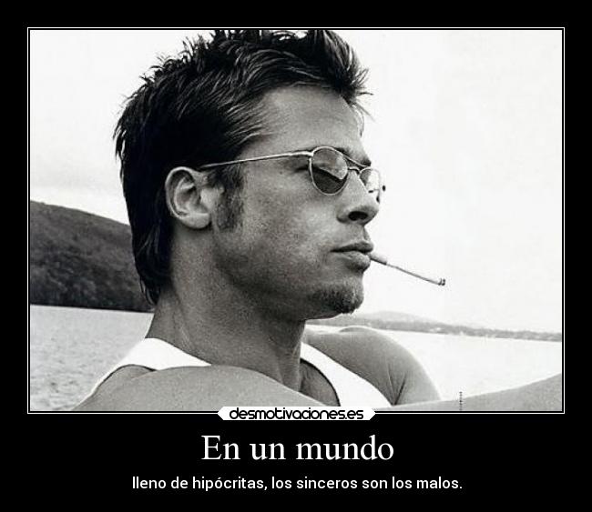 carteles mundo sociedad mundo brad pitt desmotivaciones