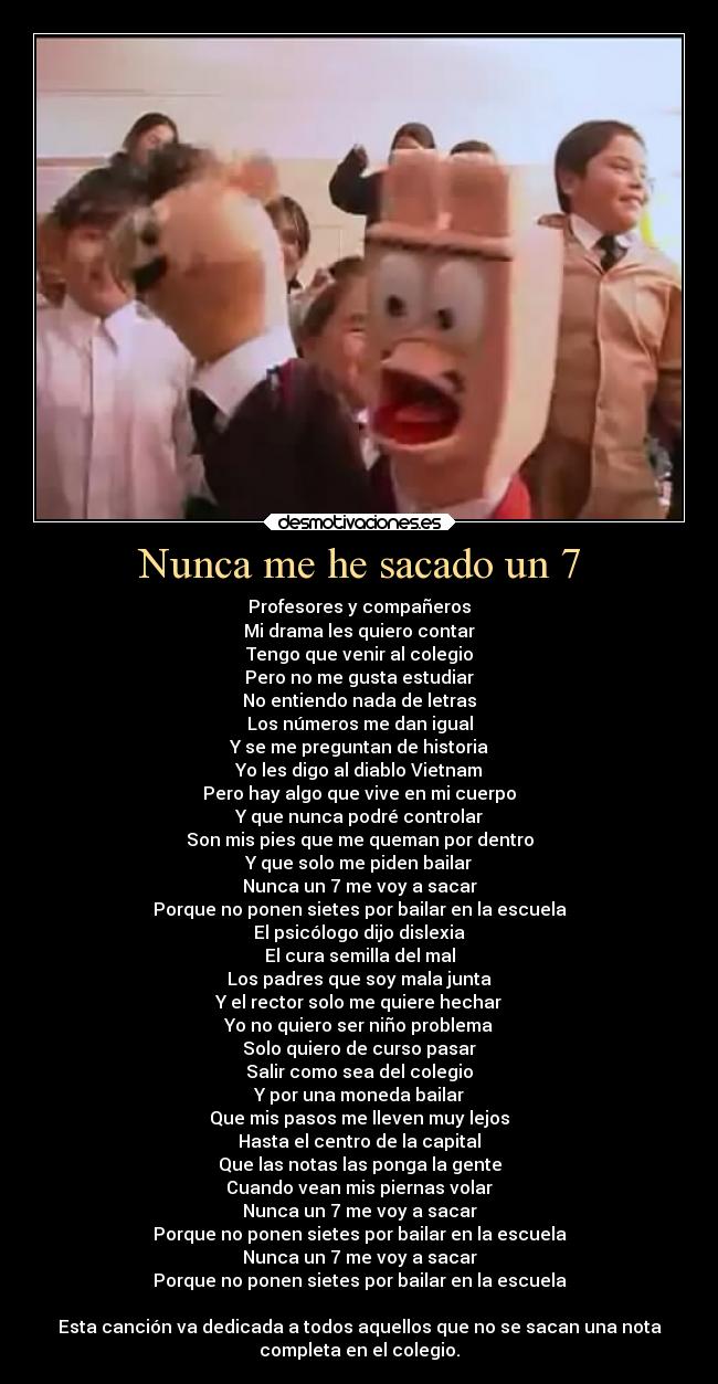 carteles musica 31minutos minutos nunca sacado colegio devilbrigade cancion nota completa michael astudillo desmotivaciones