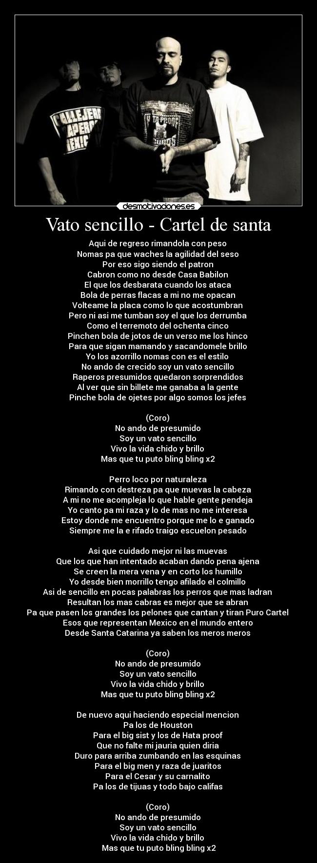 carteles musica cartel santa soyunidiotatm desmotivaciones