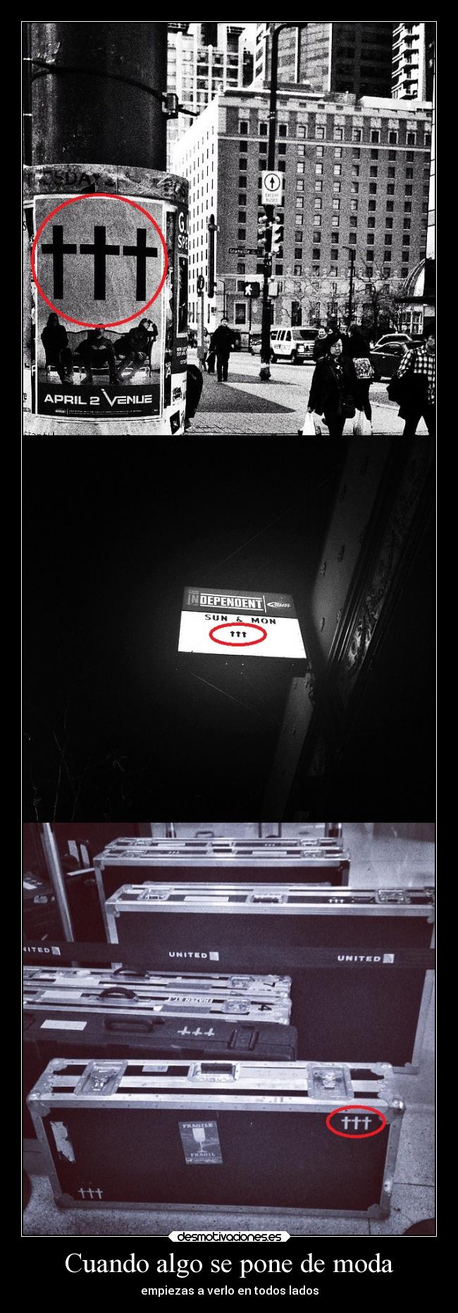 carteles musica crosses desmotivaciones