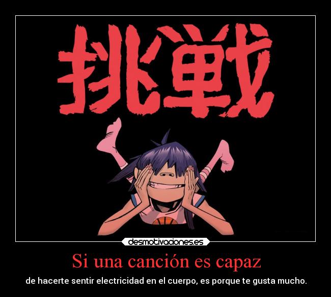 Si una canción es capaz -