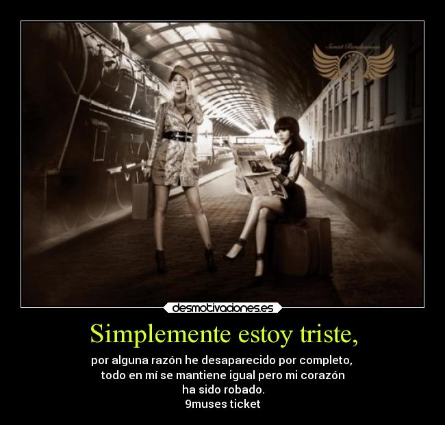 Simplemente estoy triste, - 