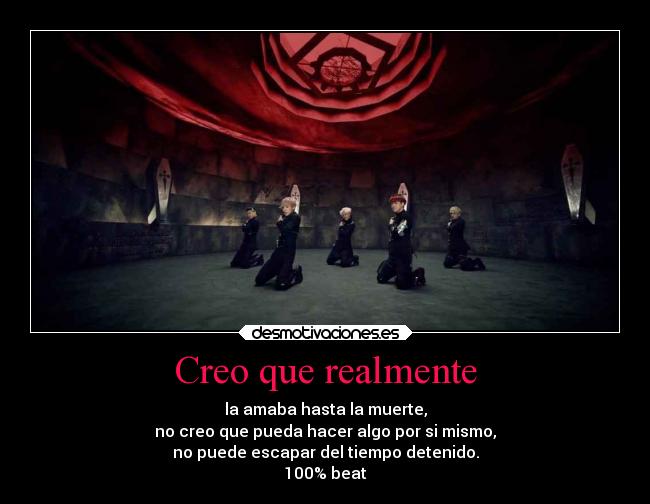 Creo que realmente - 