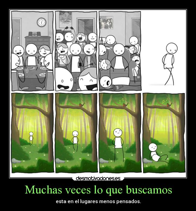 Muchas veces lo que buscamos - 