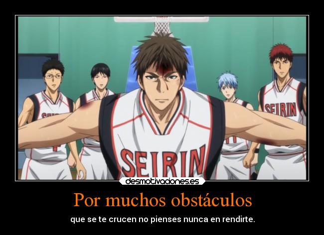 Por muchos obstáculos -