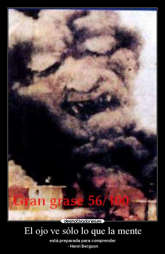 El ojo ve sólo lo que la mente - está preparada para comprender
- Henri Bergson
