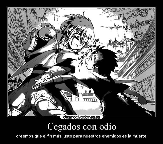 carteles odio anime angelofdestiny clandominadores kirch buscolaexcepcion titus aladdin rollingsky desmotivaciones