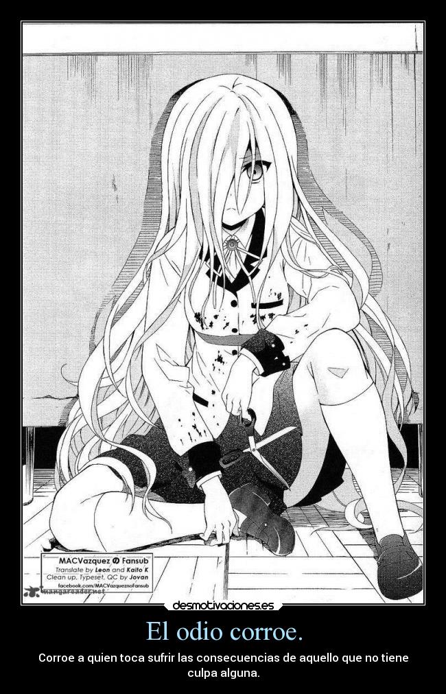 carteles odio anime angelbeatsheavensdoor angel beats heavens door yusa psicopata oneechan desmotivaciones