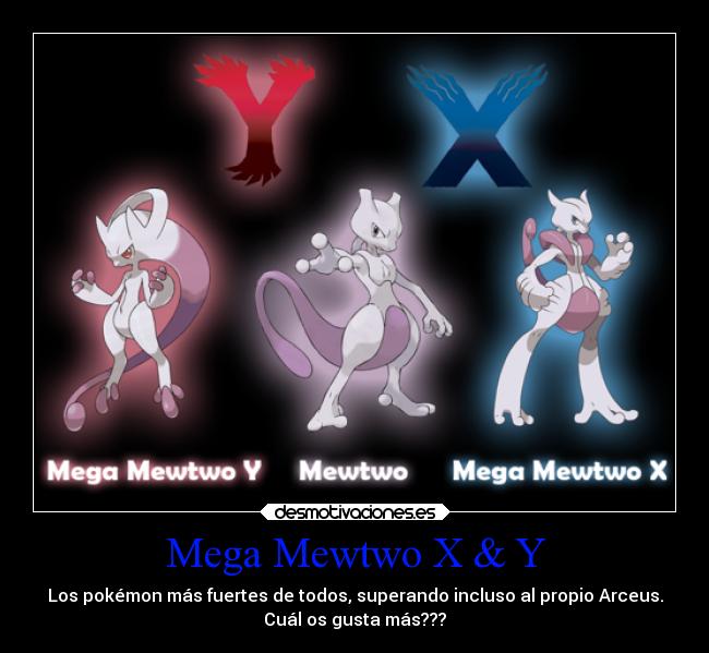 Mega Mewtwo X & Y -