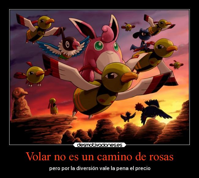 Volar no es un camino de rosas - 