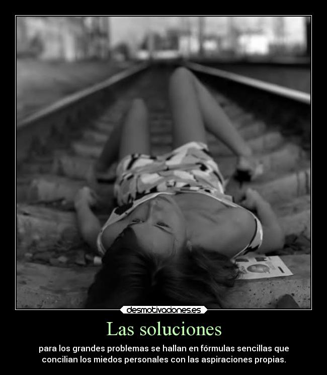 Las soluciones -