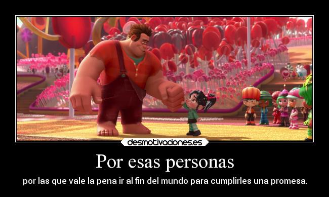 Por esas personas -