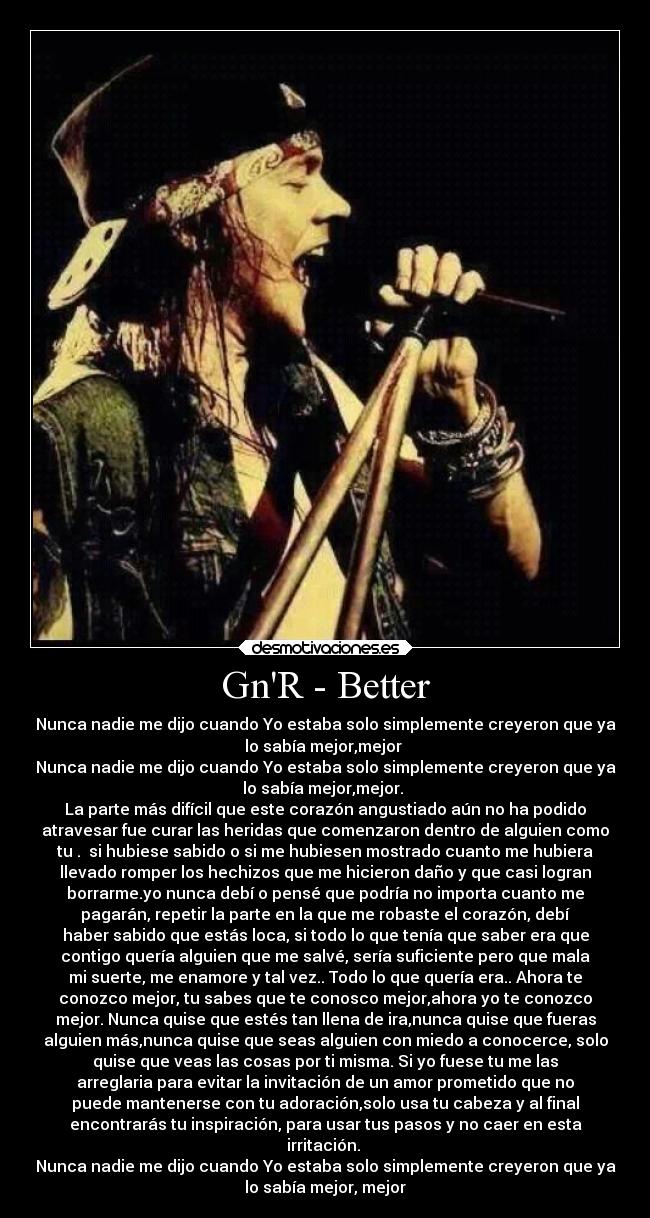 GnR - Better - 