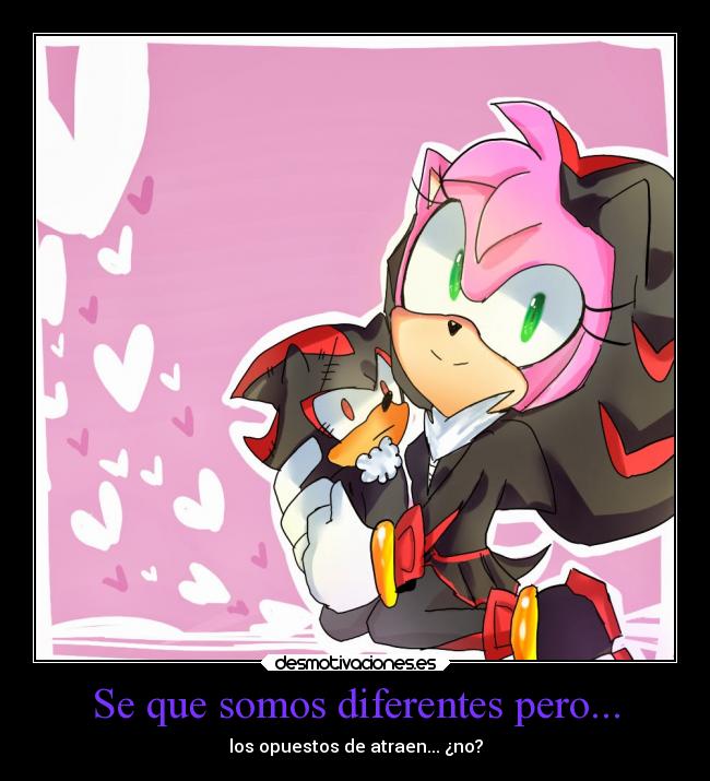 Se que somos diferentes pero... - los opuestos de atraen... ¿no?