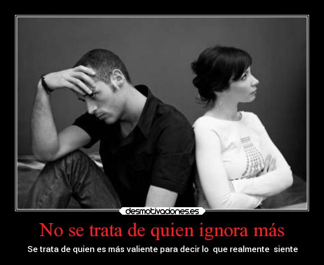No se trata de quien ignora más - 