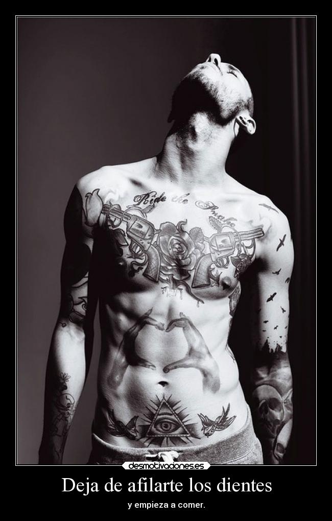 Deja de afilarte los dientes - y empieza a comer.