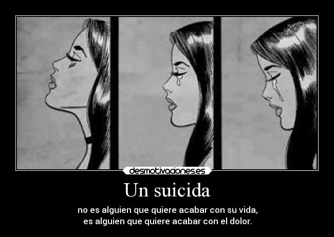 Un suicida -