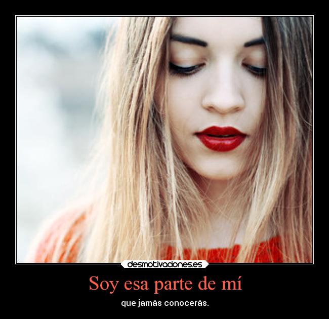 Soy esa parte de mí - 