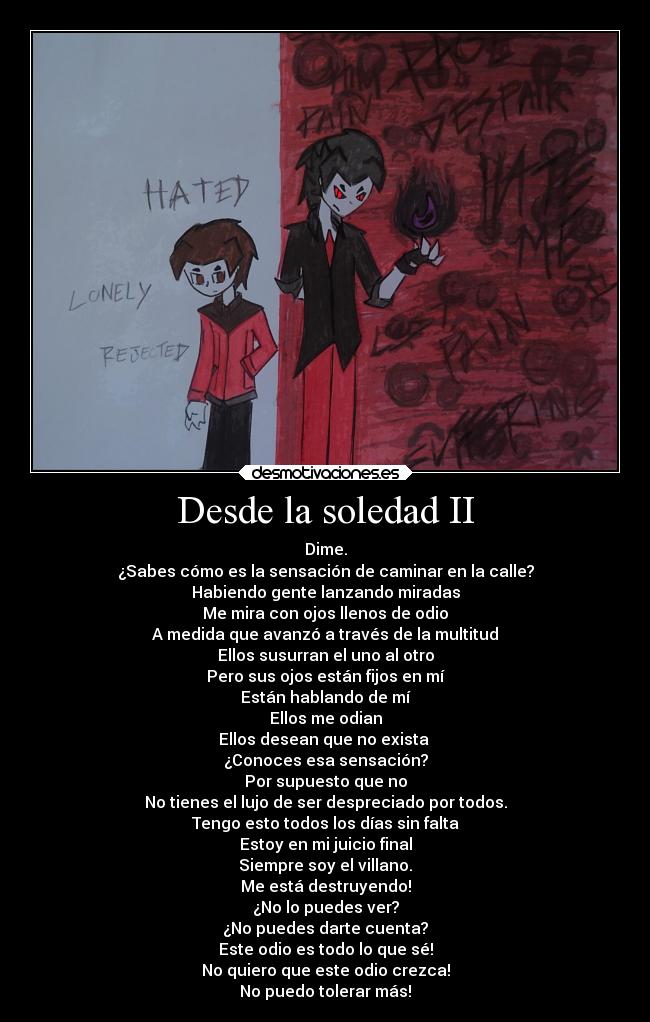 carteles soledad infancia soledad creepypasta zalgo desde psicologo ninez relato redgame desmotivaciones