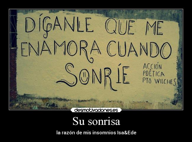 carteles sonrisa amor desmotivaciones