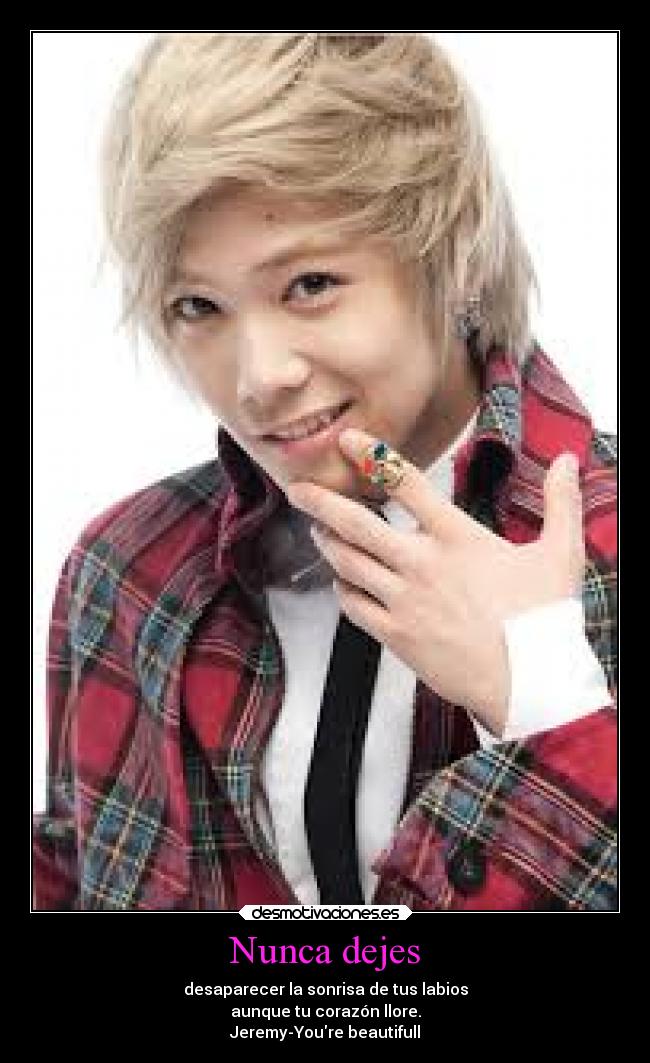 Nunca dejes -