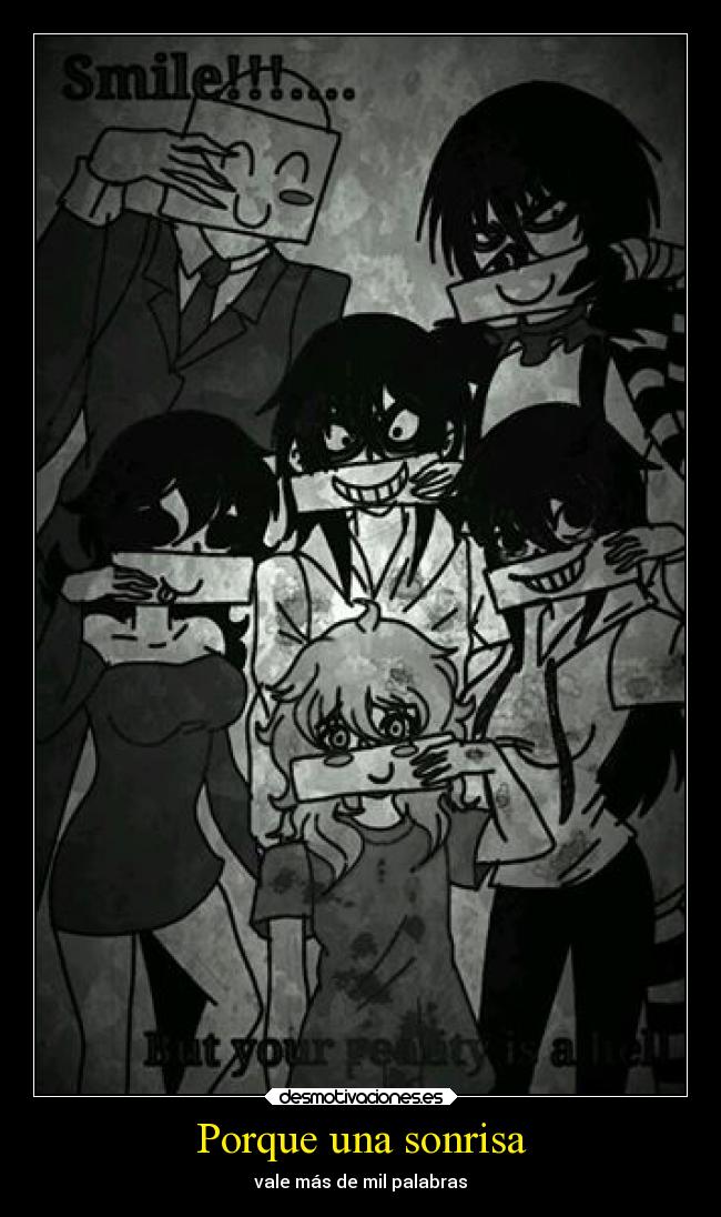 carteles sonrisa sentimientos desmotivaciones