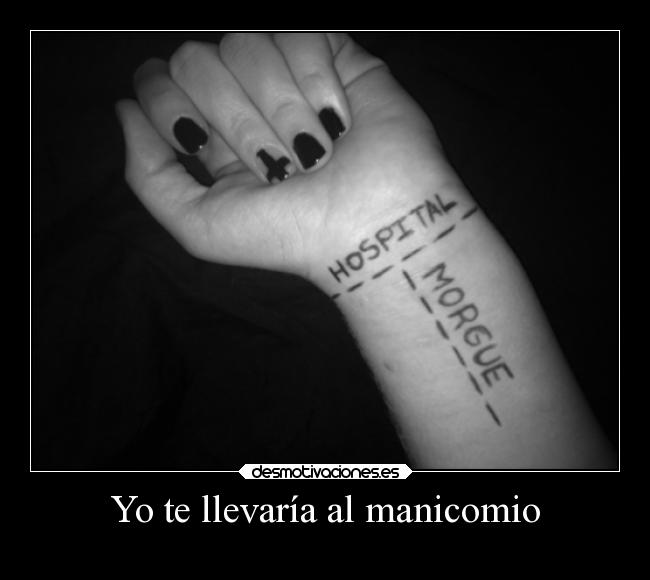 Yo te llevaría al manicomio - 