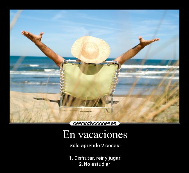 En vacaciones -